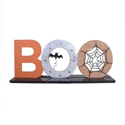 ཧ་ལོ་ཝིན་ "BOO" ཤིང་གི་ལྕོག་རྩེའི་རྟགས།